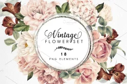 Watercolor Floral Bundle