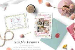 Watercolor Flower Crest DIY