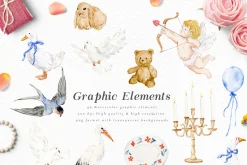 Watercolor Flower Crest DIY