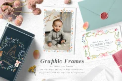 Watercolor Flower Crest DIY