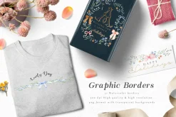 Watercolor Flower Crest DIY