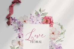 Watercolor Flower - LOVE & FLORAL