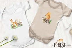 Watercolor Forest Animals