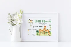 Watercolor Forest Animals
