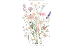 Watercolor Gentle Wildflower Clipart