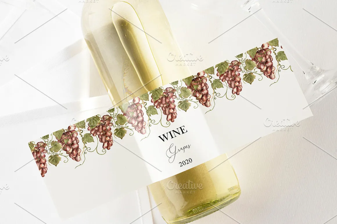 Watercolor Grapes Collection
