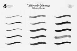 Watercolor Illustrator Brushes