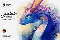 Watercolor Illustrator Brushes