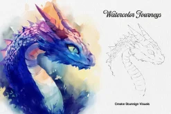 Watercolor Journey Photoshop Brushes