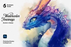 Watercolor Journey Photoshop Brushes