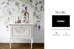 Watercolor Lavender Wedding flowers