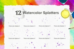Watercolor Lettering Brush Toolbox