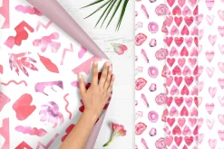 15 Watercolor Love Seamless Patterns