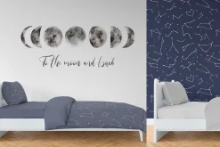 Watercolor Moon Phases