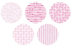 20 Watercolor Patterns Pink