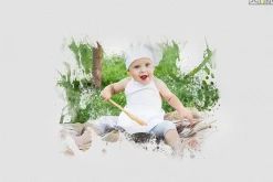 Watercolor Portrait Masks