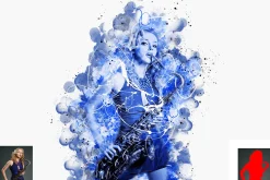 Watercolor Portrait PS Action V-2