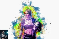 Watercolor Portrait PS Action V-2