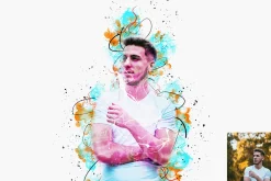 Watercolor Portrait PS Action V-2
