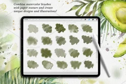 Watercolor Procreate Brushes.