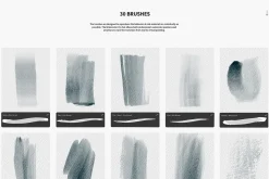 Watercolor Pro Set for Procreate