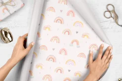 Watercolor Rainbow. Cute Patterns