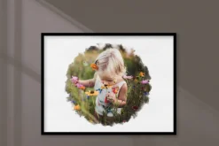 Watercolor rounds photo masks