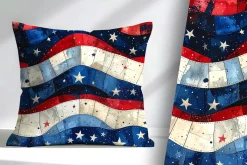 Watercolor Star Spangle Seamless Rep