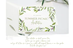 Watercolor Summer Picnic Collection