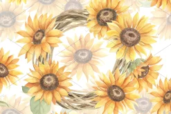 Watercolor Sunflower Cliparts
