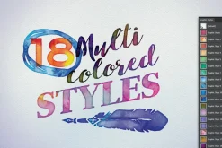 Watercolor Vector Styles Illustrator