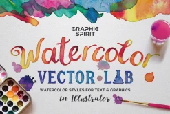 Watercolor Vector Styles Illustrator