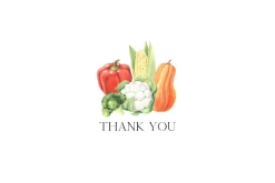 Watercolor Vegetables clipart