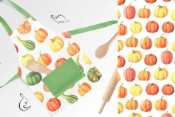 Watercolor Vegetables clipart