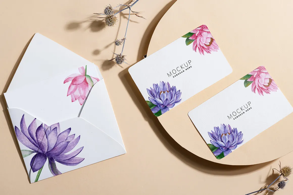 Watercolor Water Lily