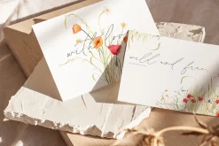 Watercolor wildflower clipart bundle