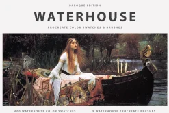 Waterhouse's Art Procreate Brushes