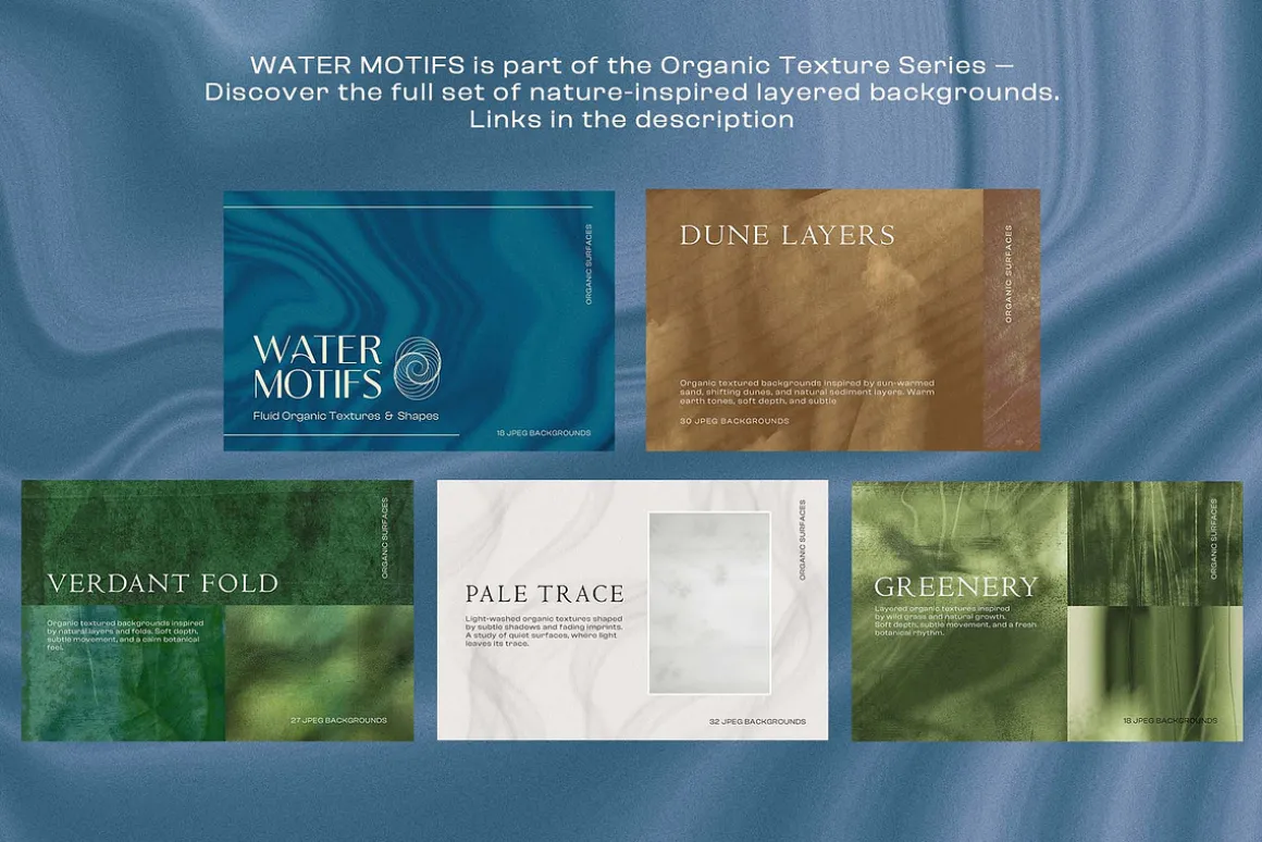 Water motifs - abstract backgrounds