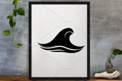 Wave Silhouette SVG