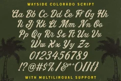 Wayside Colorado Font Collection