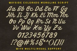 Wayside Colorado Font Collection