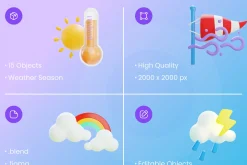 Weather 3D Illustration