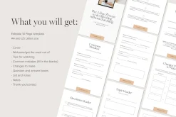 Webinar Masterclass Workbook