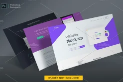 Website Landing Page Mockup