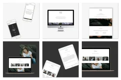 7 Website Mockups (Mobile & Desktop)
