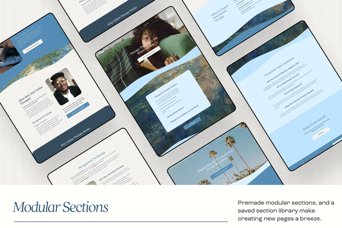 Website Template for Therapists