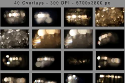 Wedding Art Bokeh Photo Overlays