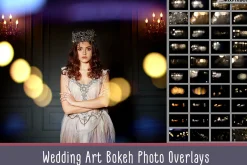 Wedding Art Bokeh Photo Overlays