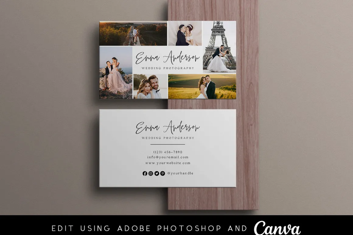 Wedding Business Card Template BC005