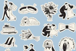 Wedding Collection: 66 Line Art Pack